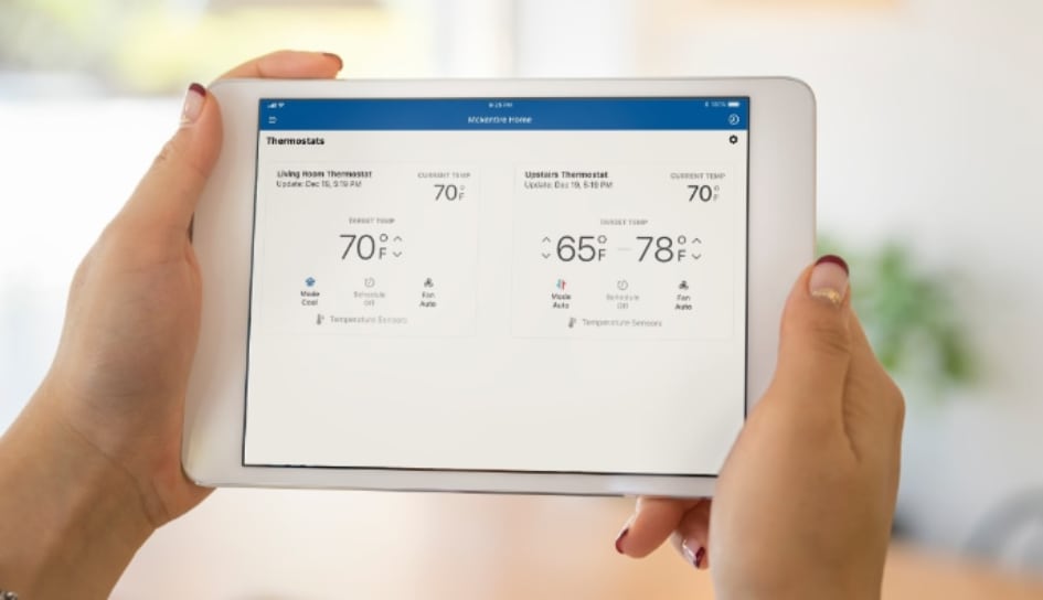 Thermostat control in Charlotte